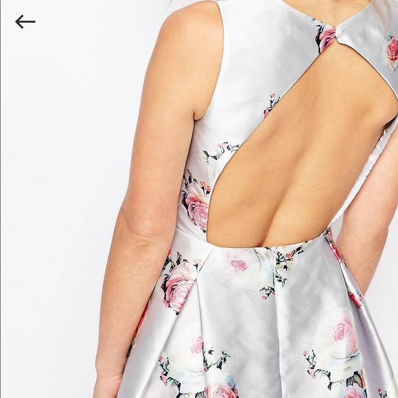 Chi-Chi London Petite High-Low Mini Dress - Picture 2 of 4